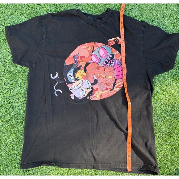 Nickelodeon Invader Zim Black Graphic T-Shirt With Alien Characters Design Unise - Picture 5 of 5